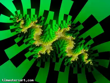 Fractal juliadragon - Art by Tim Waters