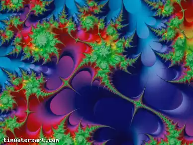 Fractal lambda - Art by Tim Waters