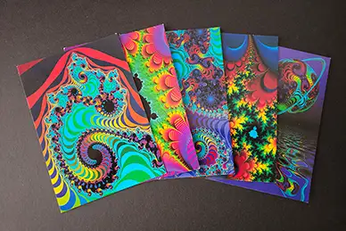 Fractal postcards by Tim Waters