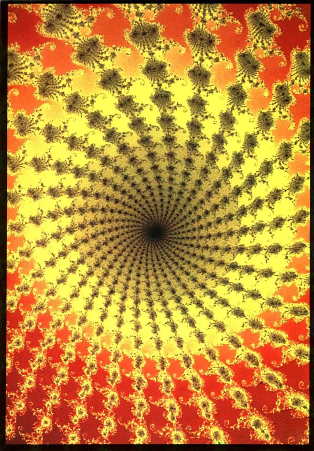 90s fractal rave flyer - Energy. Karma productions, 1990 - 1991