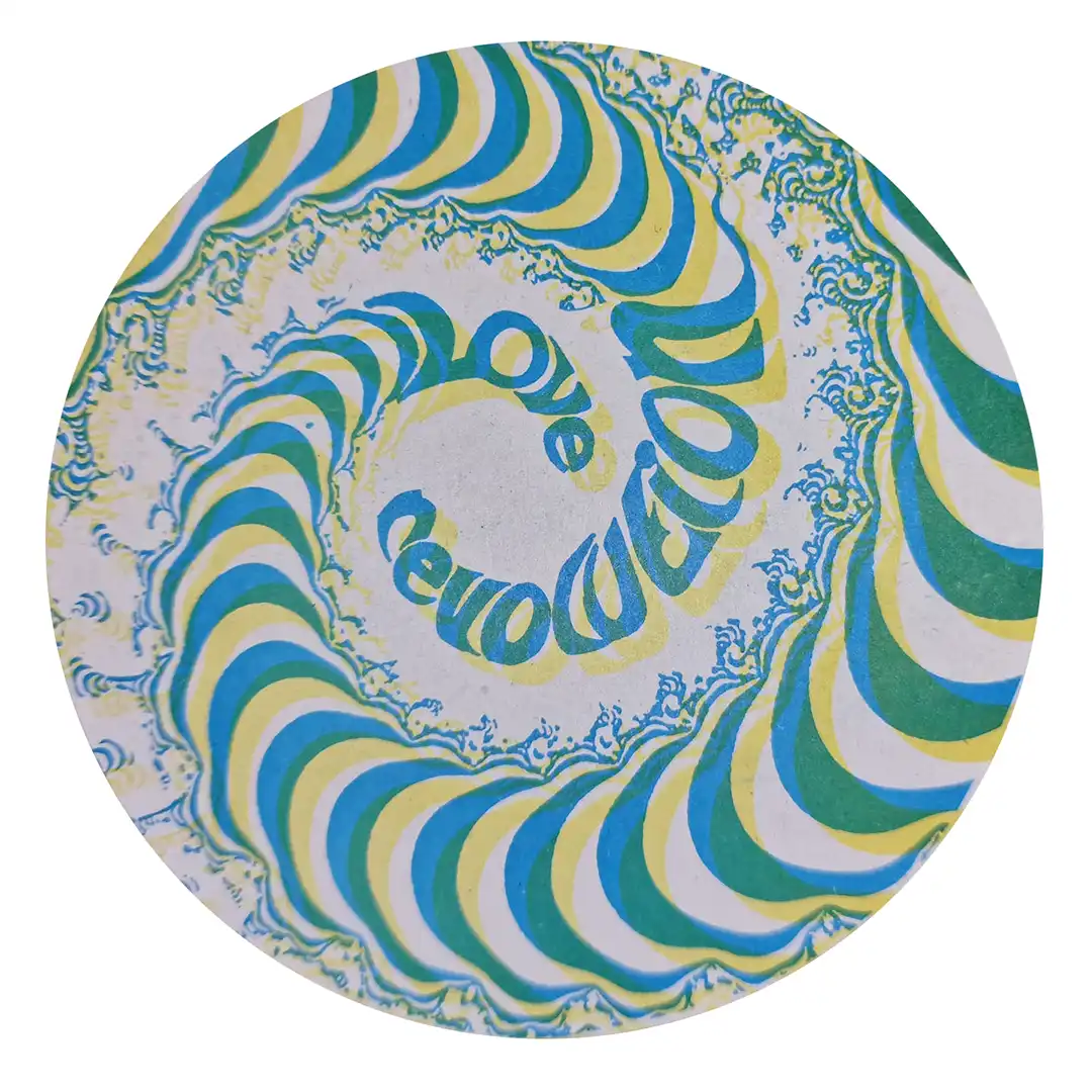 90s fractal rave flyer - Love Revolution, Paradise circus, Birmingham. March April 1992