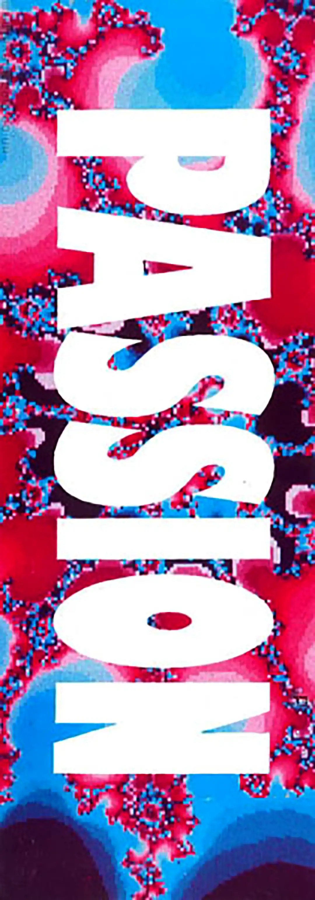 90s fractal rave flyer - Passion at The Event, Brighton 30th August 1991. Store Presents.