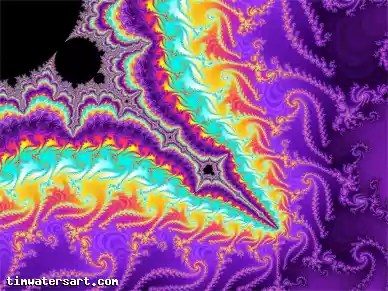 Fractal spear - Art by Tim Waters