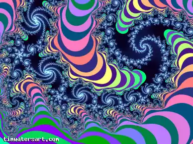 Fractal whirl - Art by Tim Waters