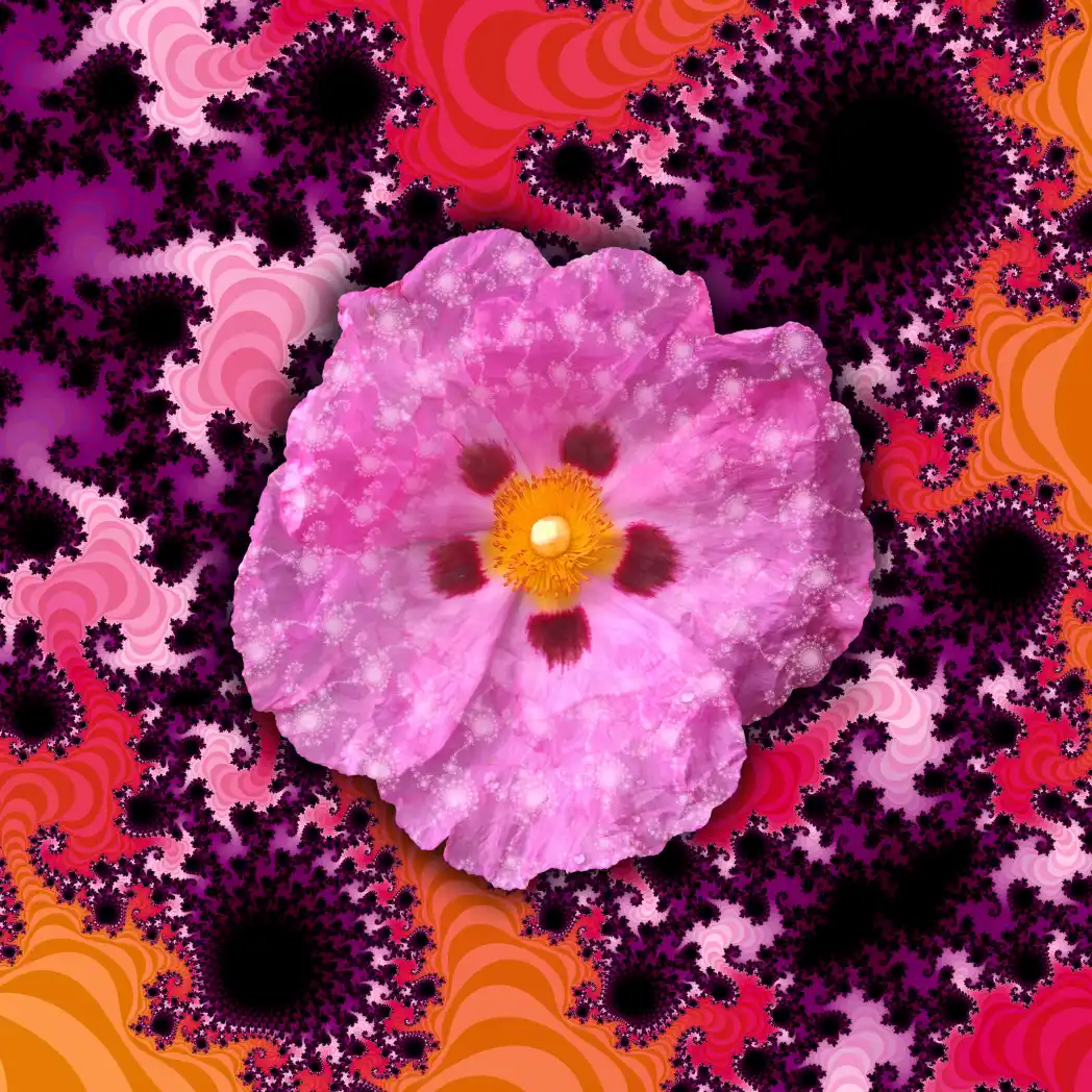 Fractal flower 08 - Art by Tim Waters